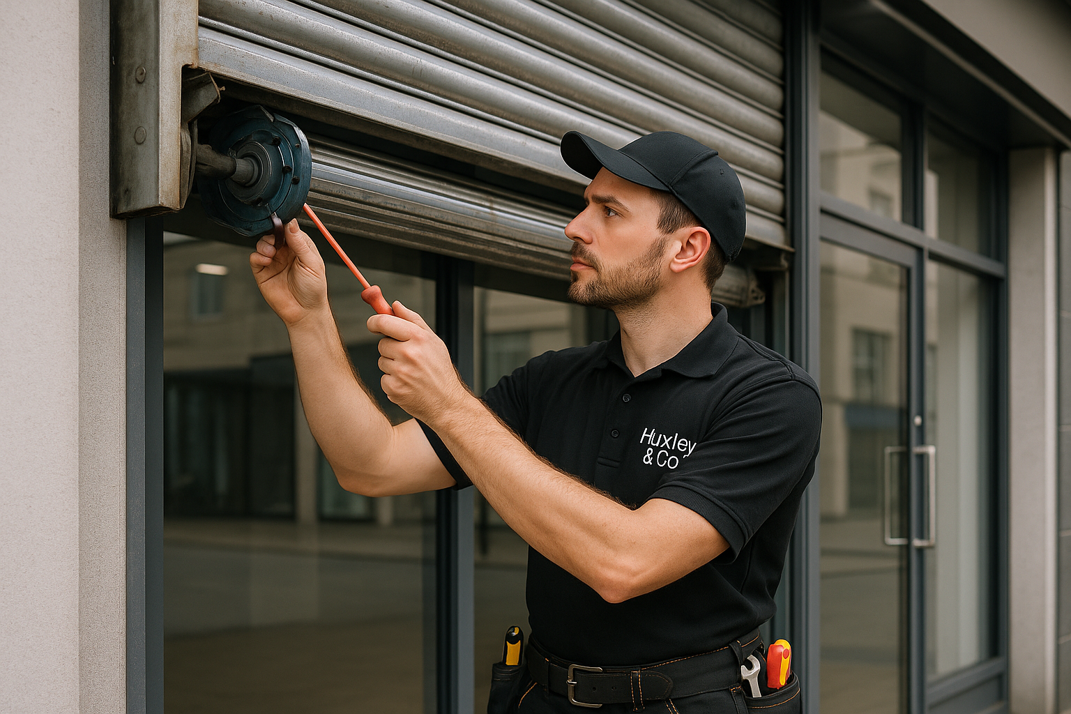 Professional roller shutter repair service