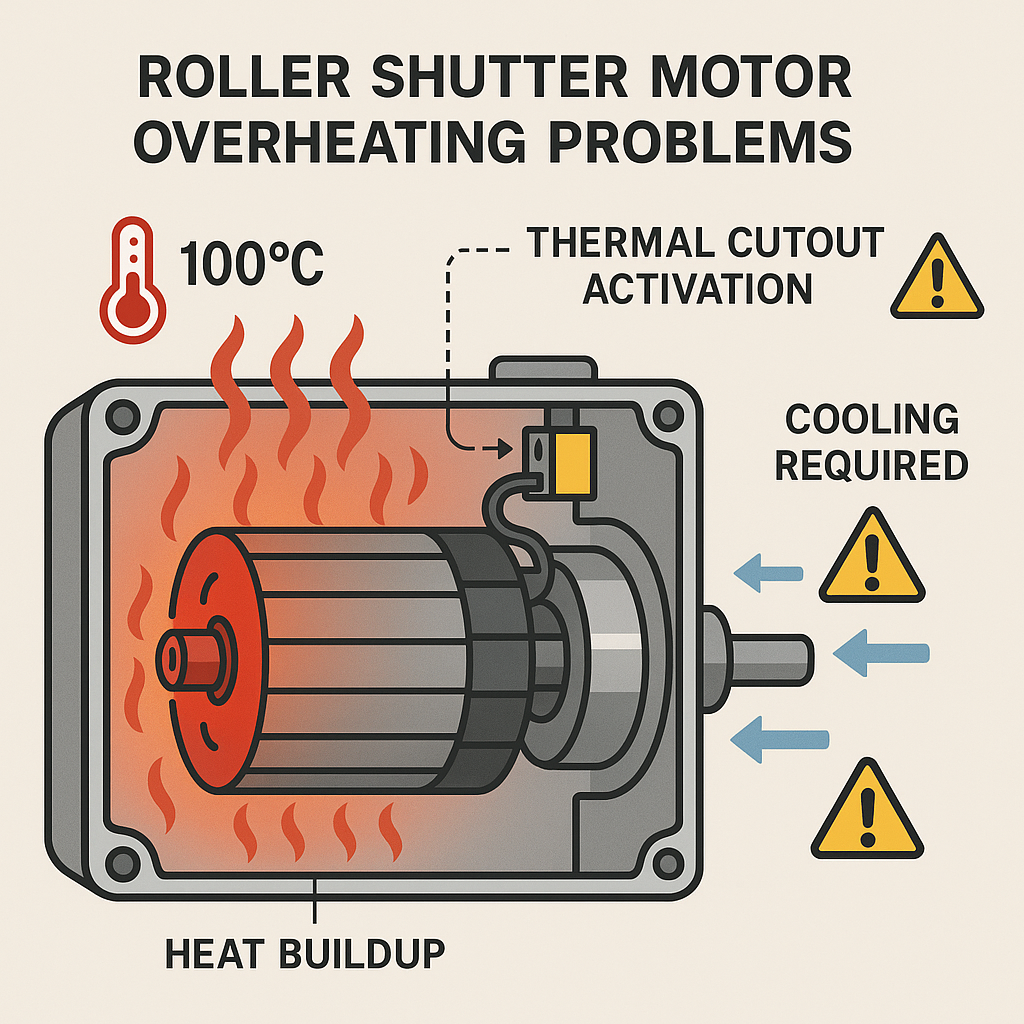 Motor overheating problems diagram