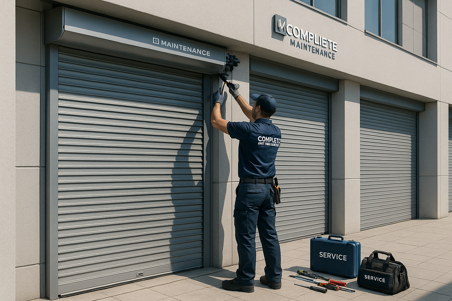 Professional roller shutter maintenance service