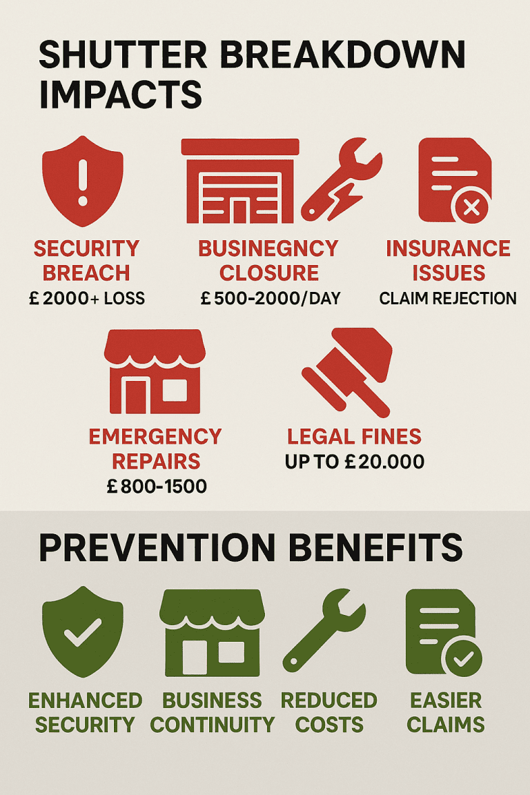 Shutter Failure Shutter Maintenance Guide UK.- Legal Requirements & DIY Tips